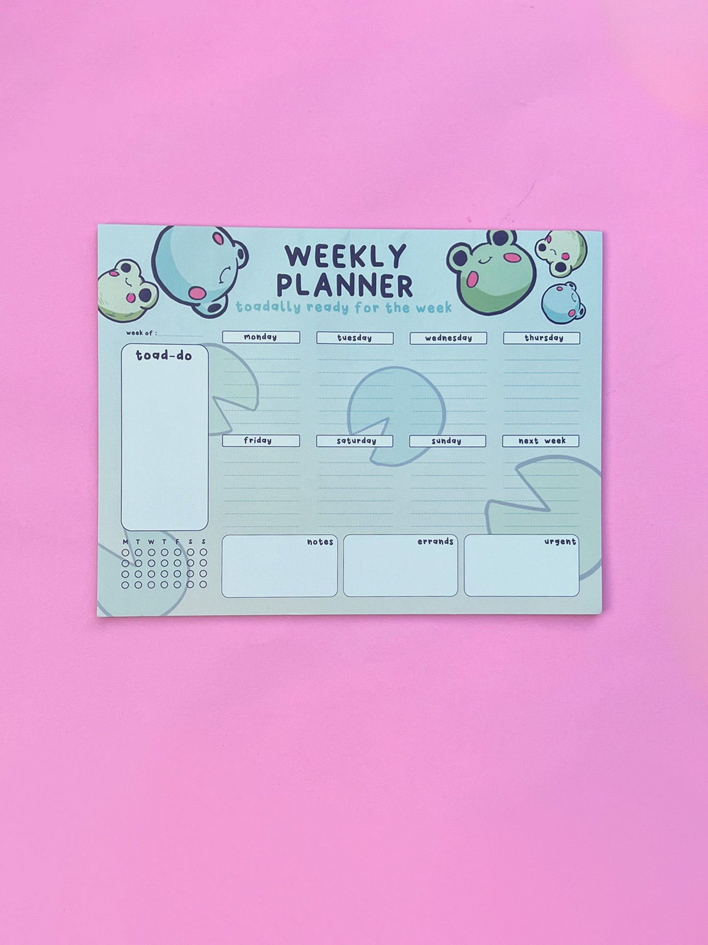 Cute Frog Stationery Gift Set – Deluxe Planner & Sticker Bundle