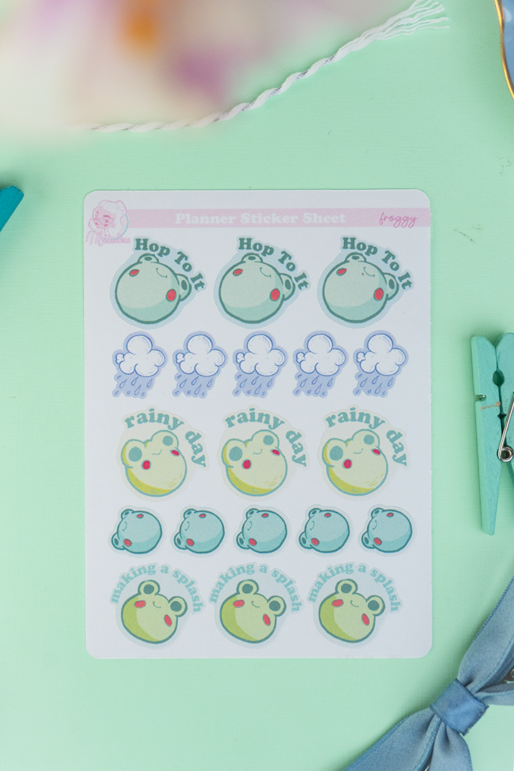 Froggy Stationery Gift Set – Mini Planner Bundle