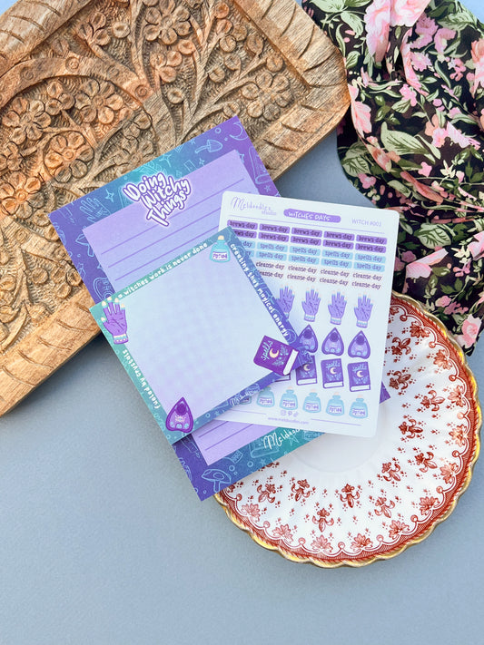 Witchy Things To Do Small Stationery Gift Set
