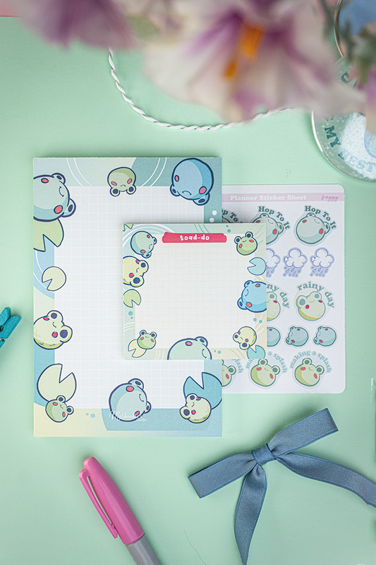 Froggy Stationery Gift Set – Mini Planner Bundle