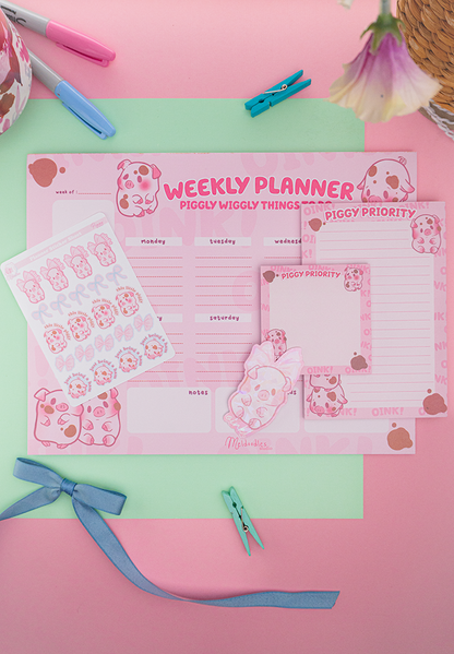 Little Piggy Stationery Gift Set – Deluxe Planner & Sticker Bundle