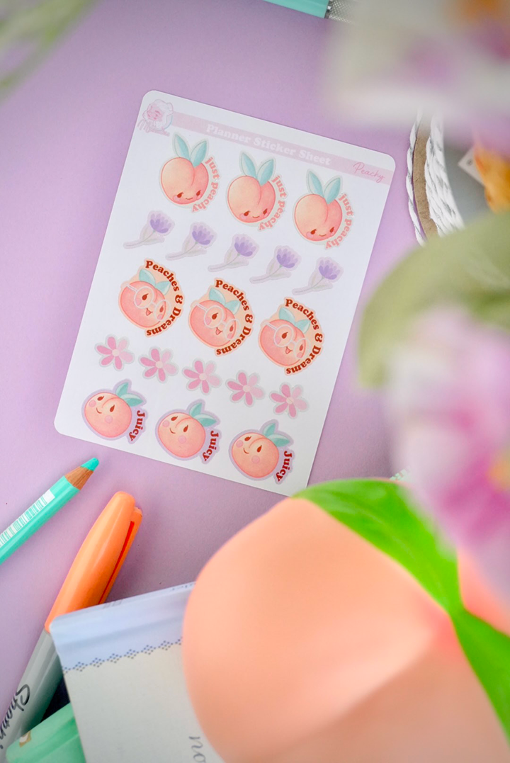 Just Peachy Stationery Gift Set – Mini Planner Bundle