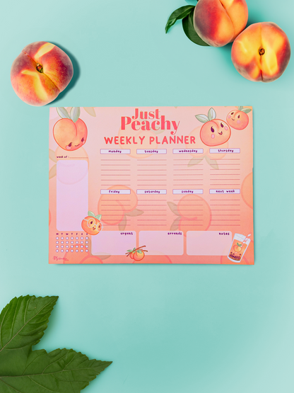 Just Peachy Weekly Planner by Meldoodles