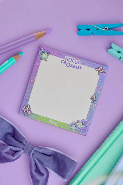 Hocus Croakus Frog Witch Stationery Gift Set - Mini Planner Bundle