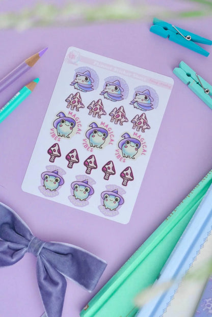 Hocus Croakus Frog Witch Stationery Gift Set - Mini Planner Bundle