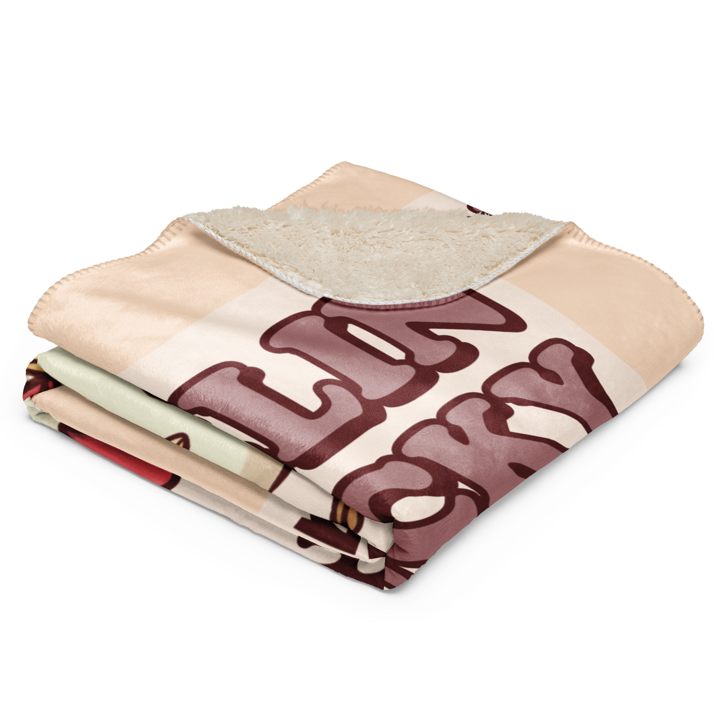 Feelin Plucky Farm Throw Blanket